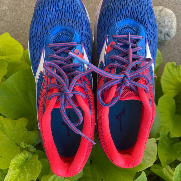 Mizuno Wave Inspire 13. Size 10 Blue/orange - Picture 7 of 8